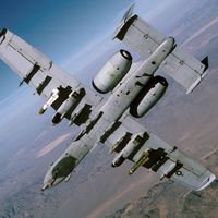 A-10 in flight