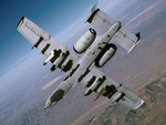 A-10 in flight