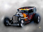 Flame hot rod