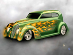 Flame hot rod