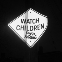 Watch For Children Sign
