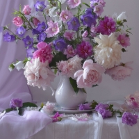 Still life with flowers