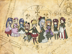beatrice chibi eva beatrice frederica bernkastel group lambdadelta sakutaro ushiromiya ange ushiromiya