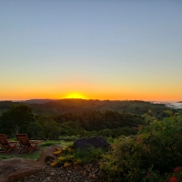 Sunrise over Pinbarren Valley
