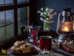 Scones, Coffee and Snowdrops