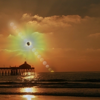 Beachside Eclipse