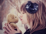 Girl with Teddybear