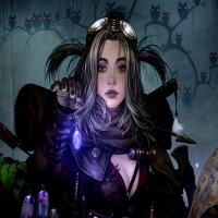 Women With Goggles And Owls