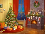 Christmas interior