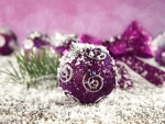 Festive Lilac Ornaments