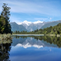 Beautiful Nature Mountain and Lake