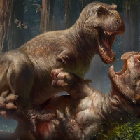 Tyrannosaurus Rex vs Triceratop