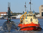 Two Tugs and a Sub