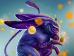 Purple rabbit