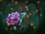 Lotus frog