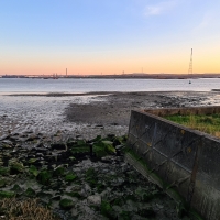 sunset on the Thames