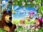 Happy Easter with Masha
