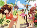 haruhi at the beach