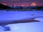 Winter Sunrise at Grand Teton