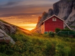 Dawn over Lofoten islands, Norway