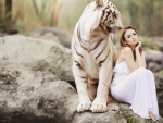 tiger and girl