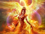 Phoenix Flame Girl