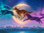 Fantasy Kindred Wolves
