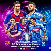 FC BARCELONA - NAPOLI CHAMPIONS LEAGUE WALLPAPER