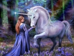 Girl and Unicorn