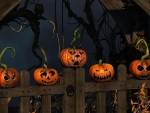 Halloween Pumpkin  Gate