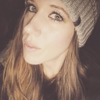 Melanie in a winter hat