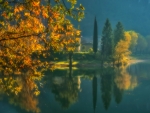 Autumn lake