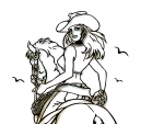 Cowgirl Art