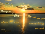 Seek First God's Kingdom