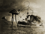War of the Worlds - Antiqued