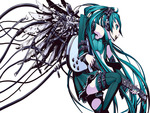 hatsume miku playong guitar