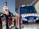 Dale Jr with Guard car