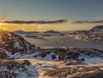 Sunrise in Greenland