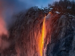 Firefall Yosemite, horsetail falls