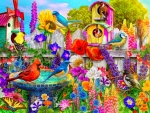 Bird Bath Garden