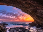 Seaside Caves. Laguna Beach, California