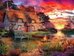 Evening Summer Cottage