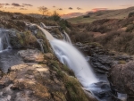 Sunset at the Loup Of Fintry, Central Scotland