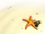 3d Starfish Drinking
