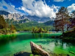 Eibsee lake in Bavaria
