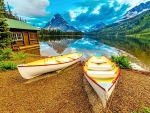 Away from it all - Glacier National Park, Two Medicine Lake, Montana