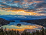 May Sunrise at Emerald Bay, Lake Tahoe