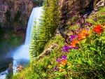 Tumalo Falls in Central Oregon