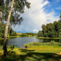 Lake in Latvia