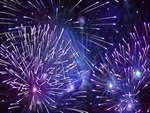 purple fireworks